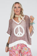 Peace Oasis Top - Mauve
