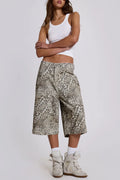 Veda Leopard Fade Shorts