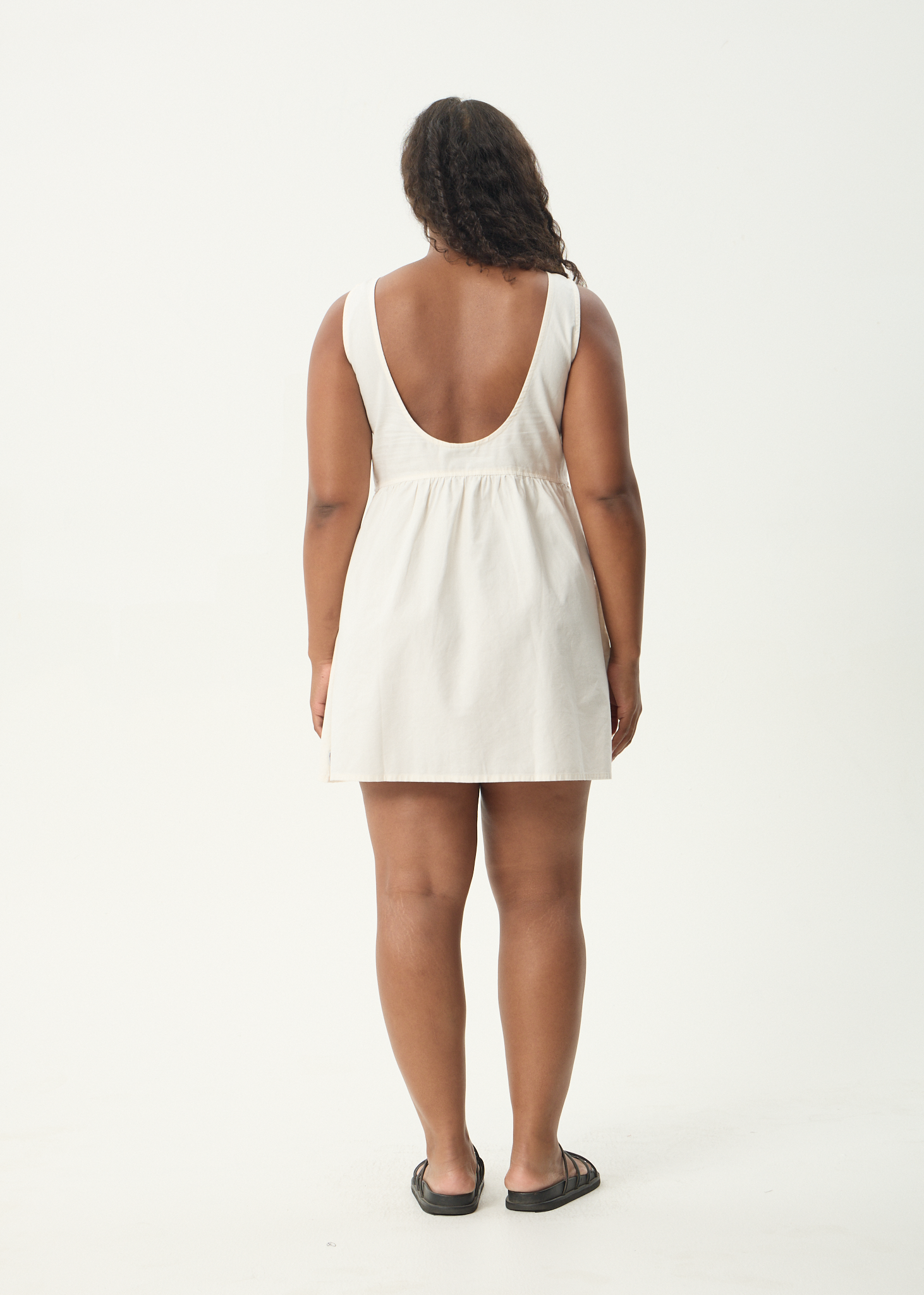AFENDS Womens Jesse - Mini Dress - White