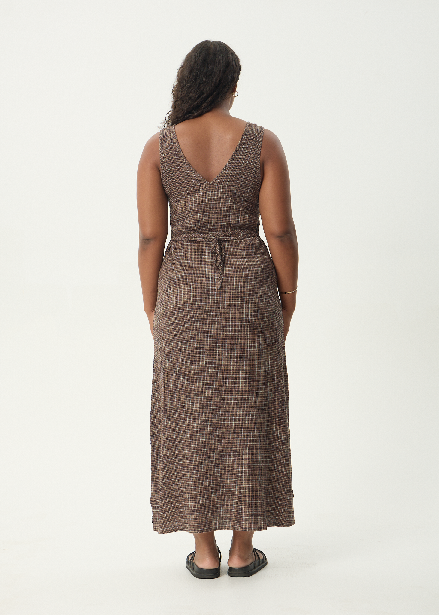 AFENDS Womens Tully - Seersucker Maxi Dress - Hometown Coffee
