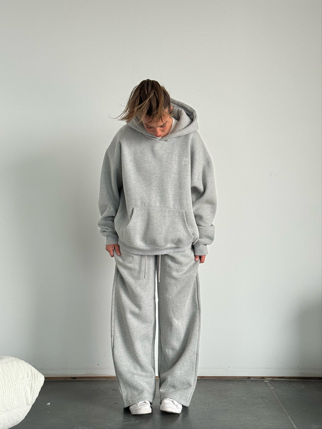 Heavyweight Pullover Hoodie - Athletic Grey (v2)
