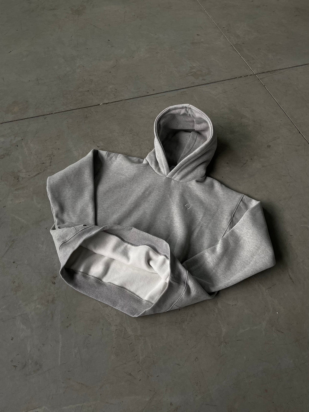 Heavyweight Pullover Hoodie - Athletic Grey (v2)
