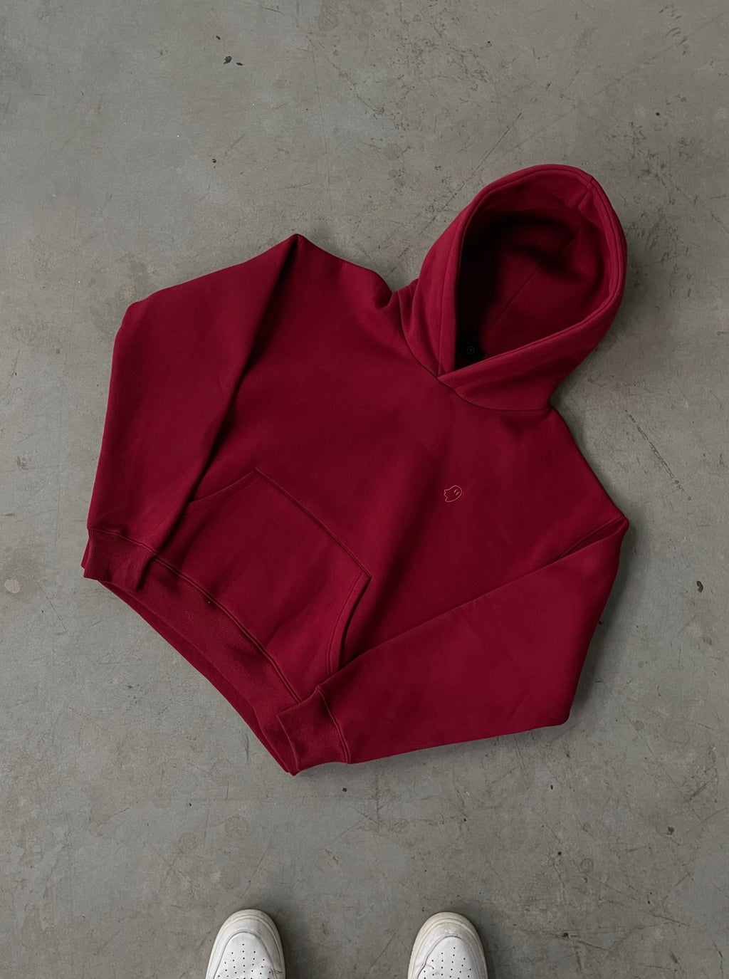 Heavyweight Pullover Hoodie ¡ª College Red (v2)