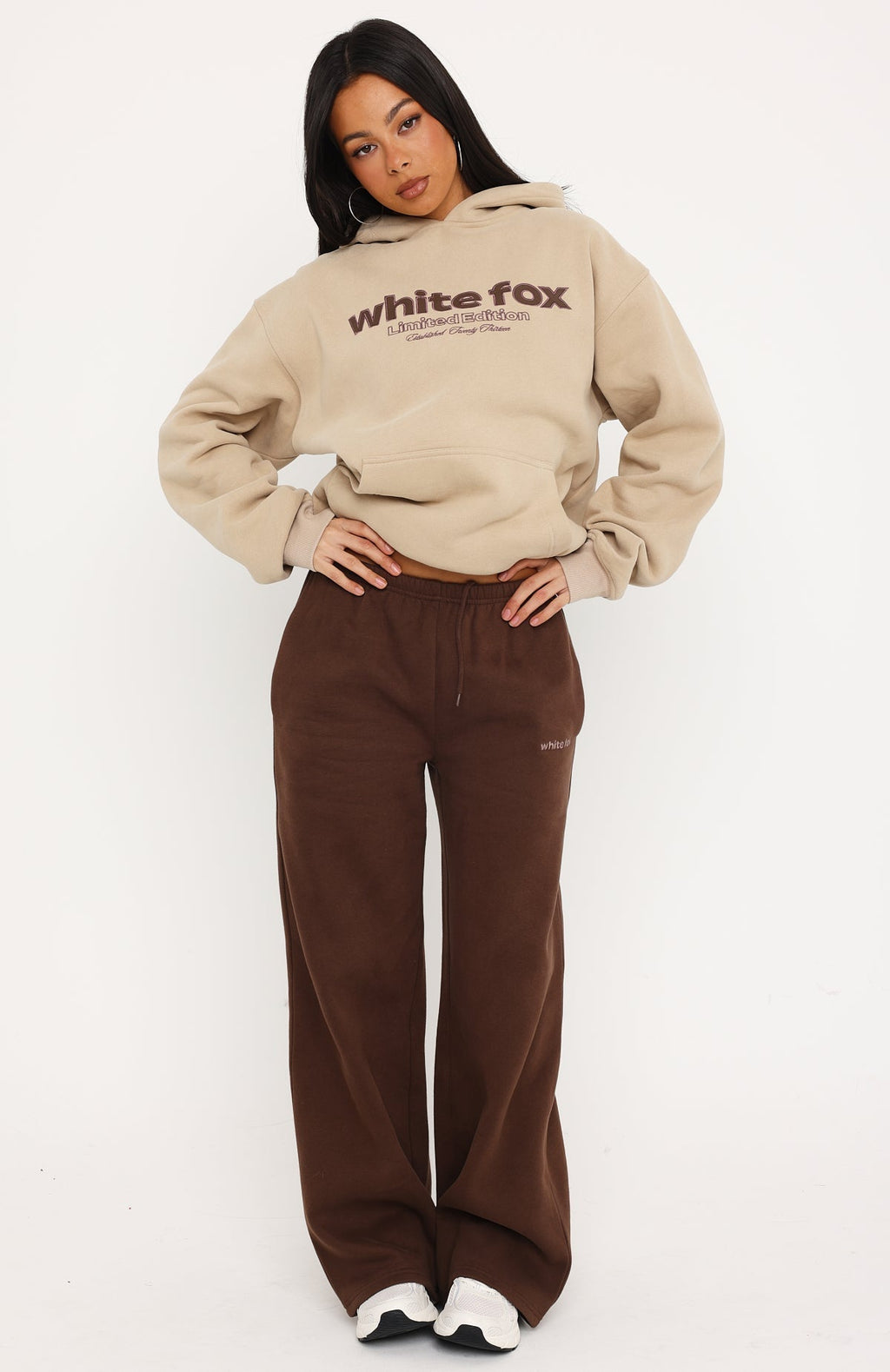 Made Up My Mind Oversized Hoodie Beige