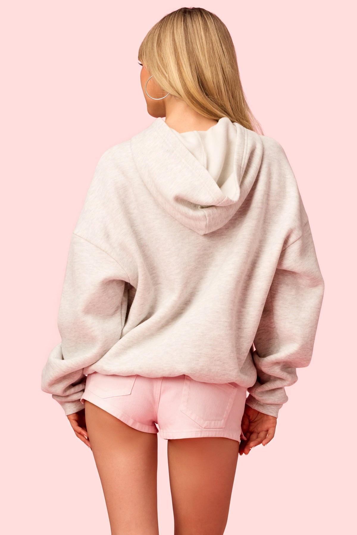Barbie? Rhinestone Oversized Hoodie