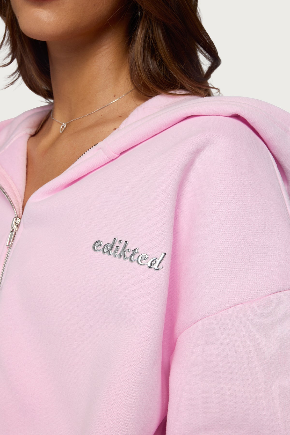 Edikted Diva Zip Up Hoodie