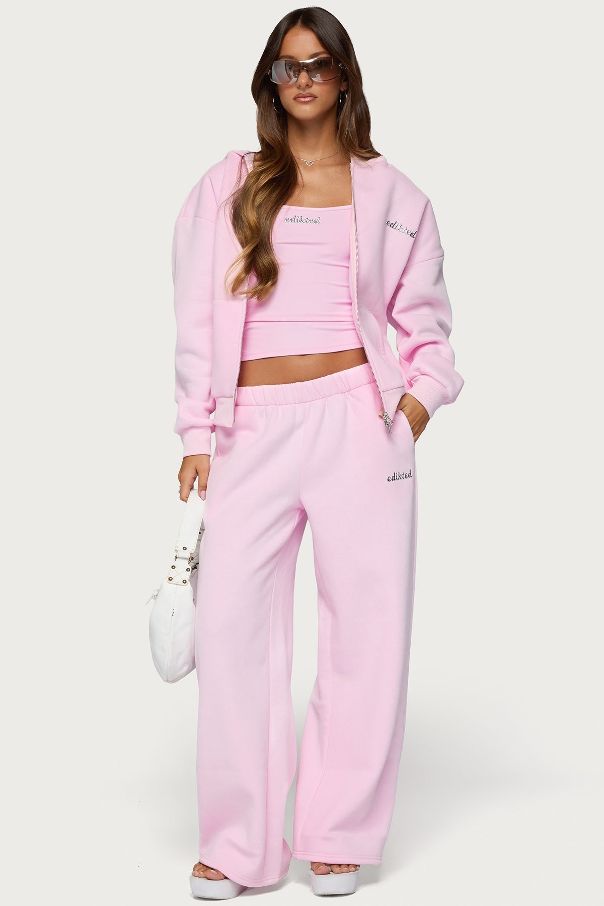 Edikted Diva Zip Up Hoodie